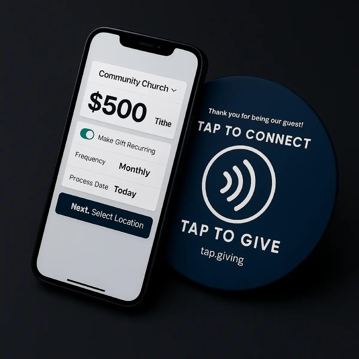 用手機可進行數位奉獻。（AI生成示意圖）