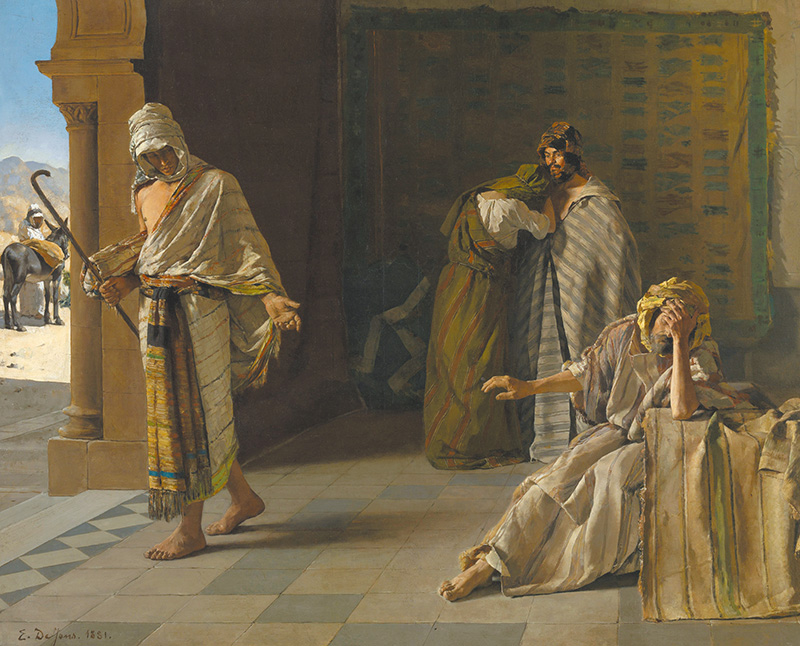 "Departure of the Prodigal Son",  by Edouard De Jans