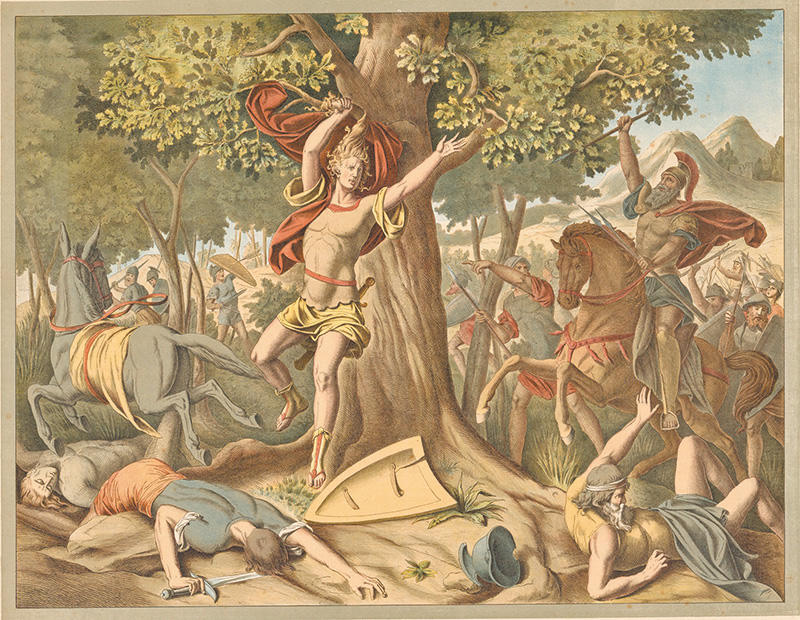 "Absaloms Ende" (The death of Absalom) ,by Julius Schnorr von Carolsfeld