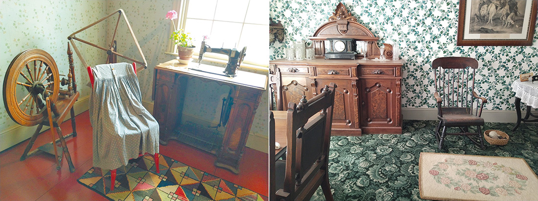 博物館家居布置。（作者攝影）