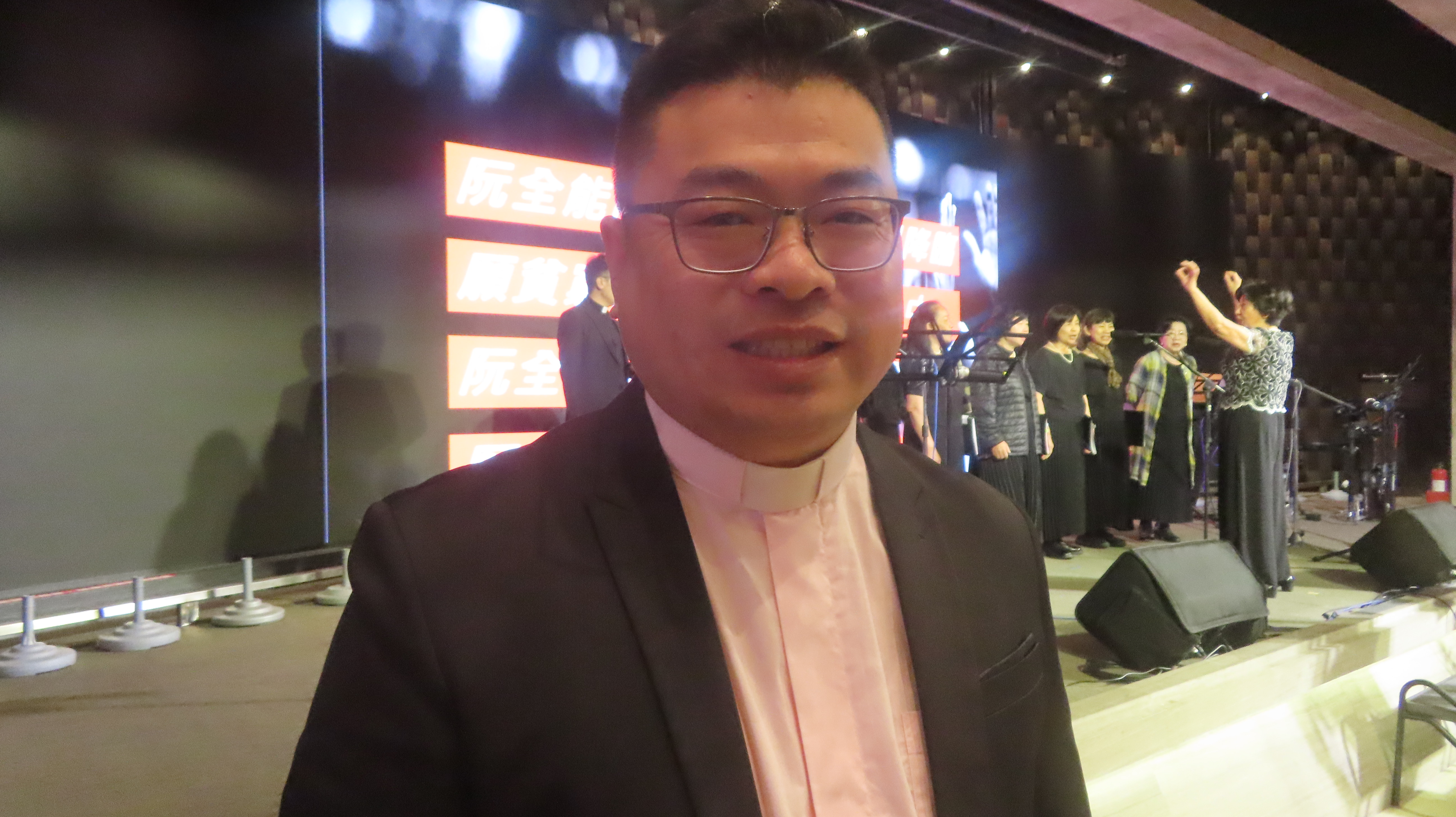 宜蘭聯禱會主席張新創牧師。（圖/梁敬彥攝影）