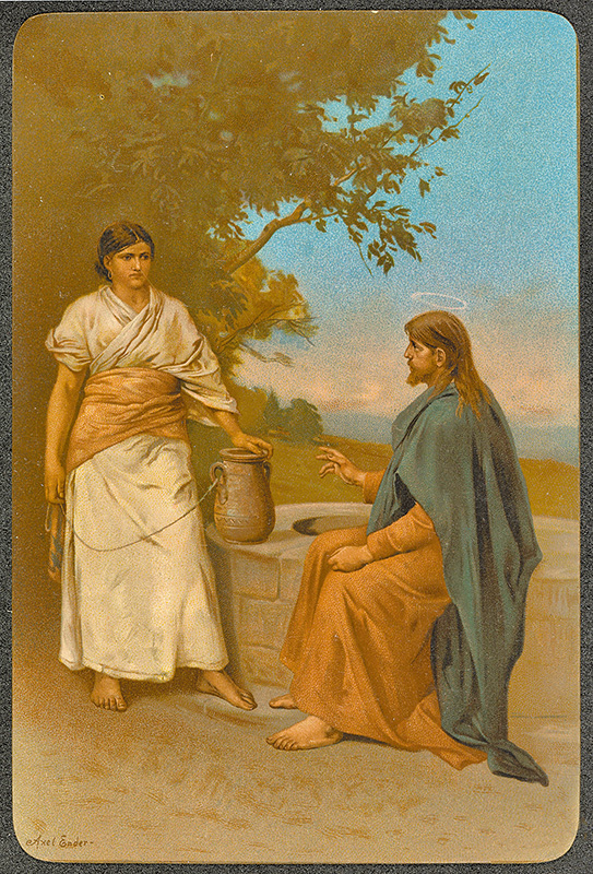"The Samaritan woman at the well",  by Axel Hjalmar Ender