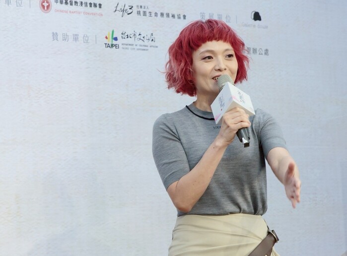 本次策展人寧芮潔。(圖/嶺頭山莊提供。)