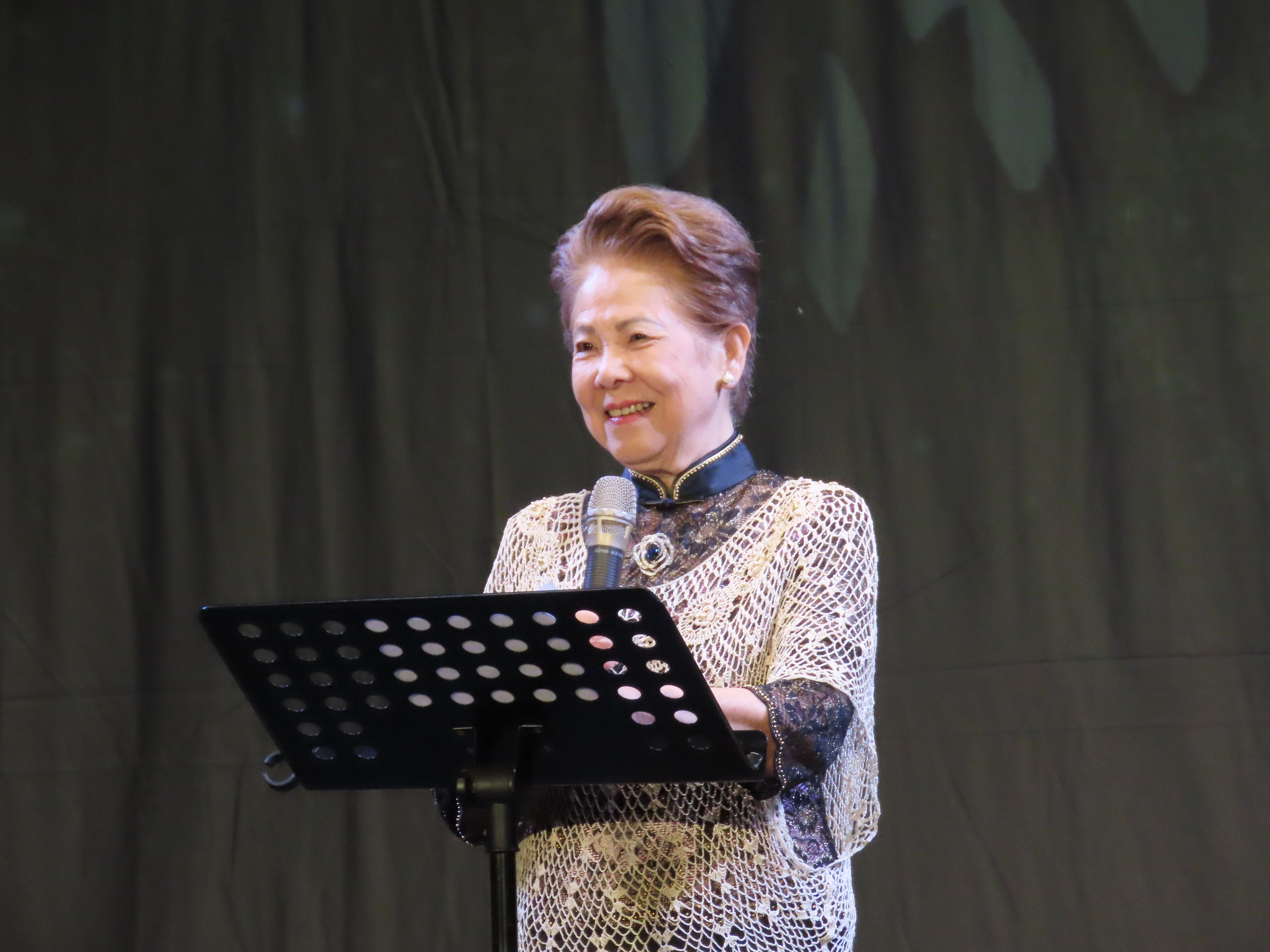 團長兼編劇陳瑞枝牧師。(圖/李容珍攝影)