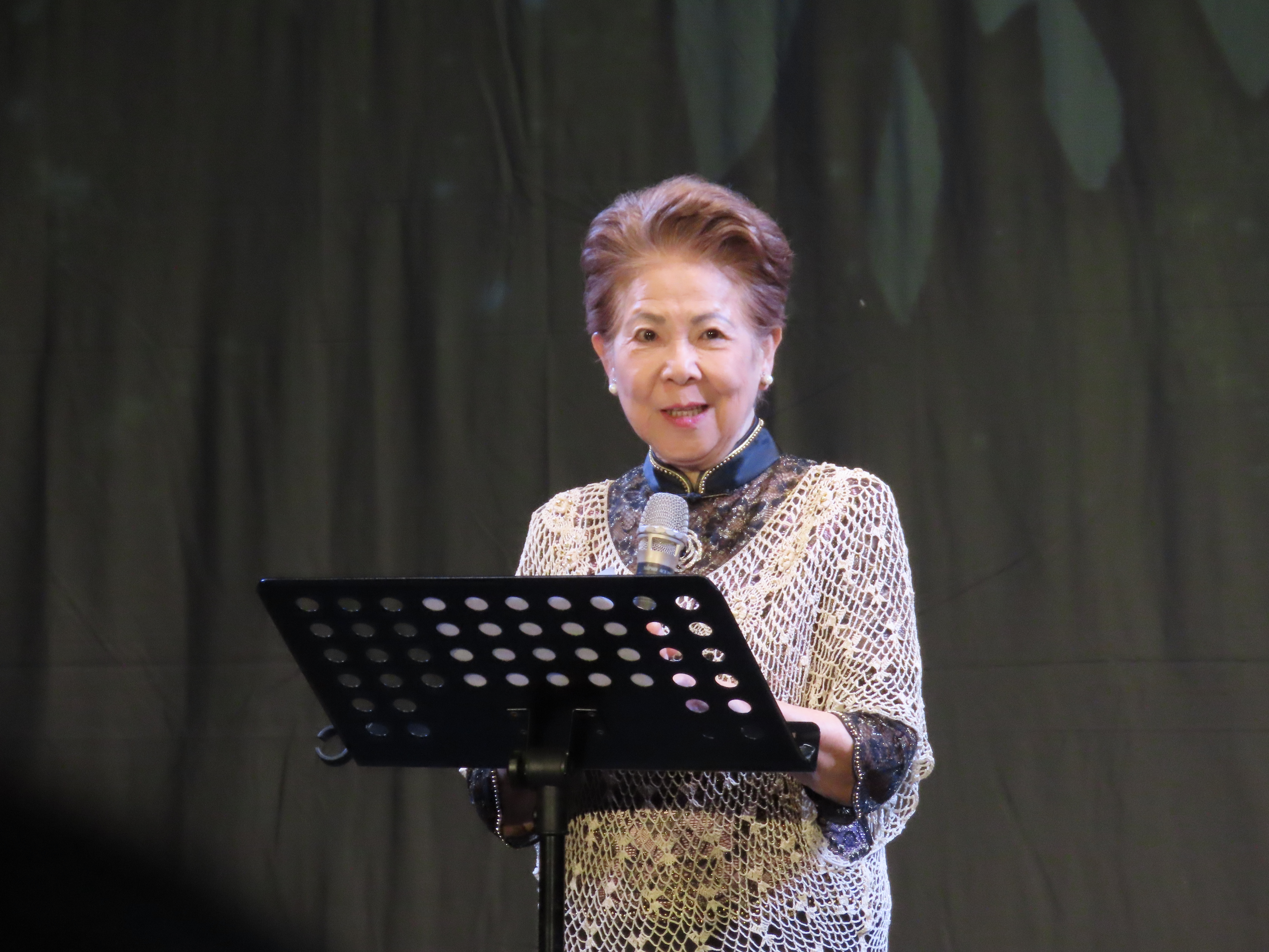 團長、製作人兼編劇陳瑞枝牧師。(圖/李容珍攝影)