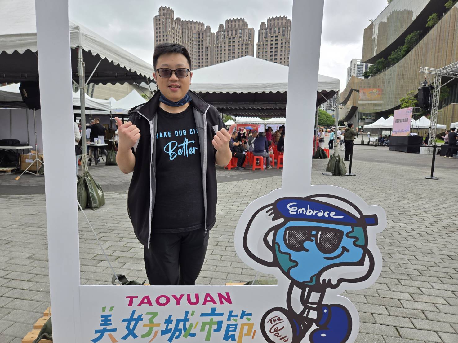 桃園青年美好城市節總召寇乃迪傳道。（圖/梁敬彥攝影）
