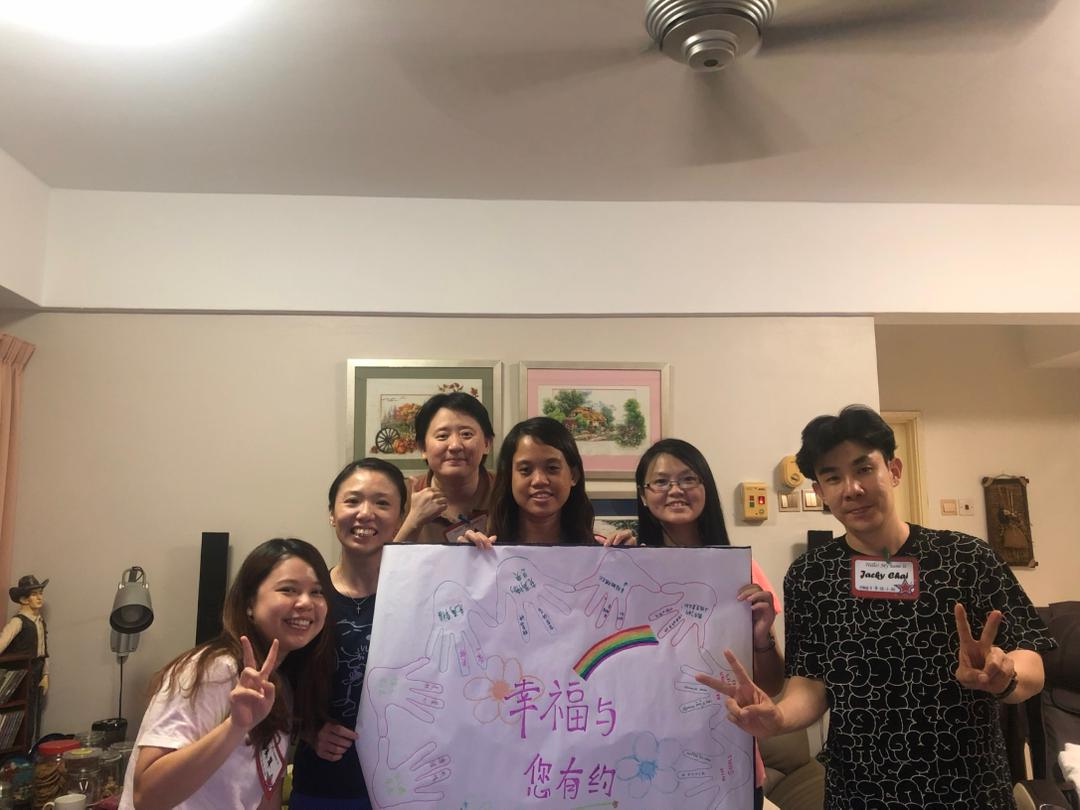 蔡國民弟兄幸福小組團體照。