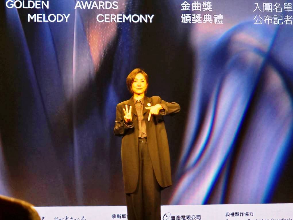 第37屆金曲獎評審團主席黃韻玲（梁敬彥攝影）