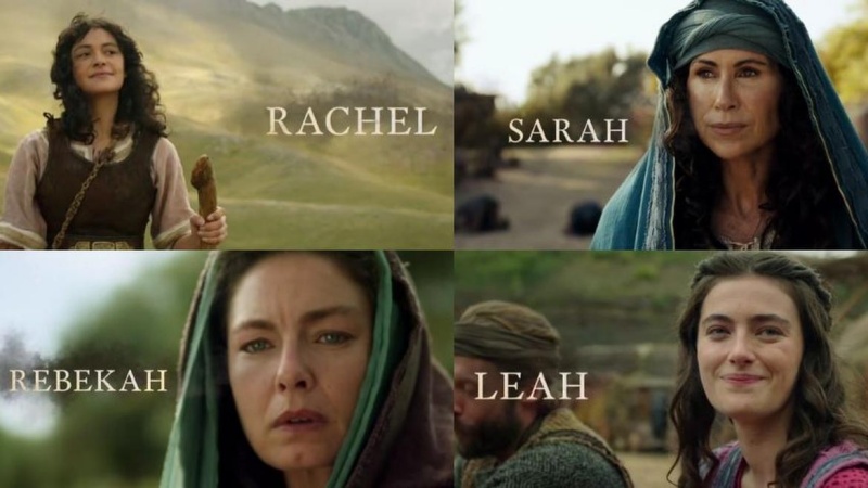 左上：拉結，左下：利百加，右上：撒拉，右下：利亞。（圖／FB@The Faithful-Women Of The Bible）