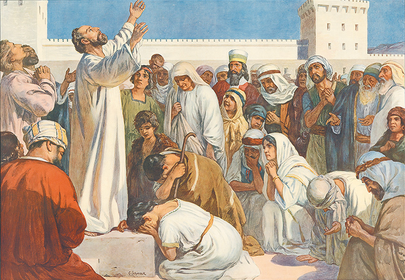 "Peter's Pentecost Sermon", by Carl Schmauk
