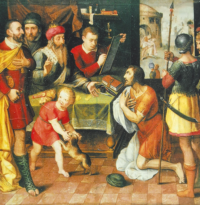 "The Unmerciful Servant/Just Judge", Attributed to Pieter Pourbus