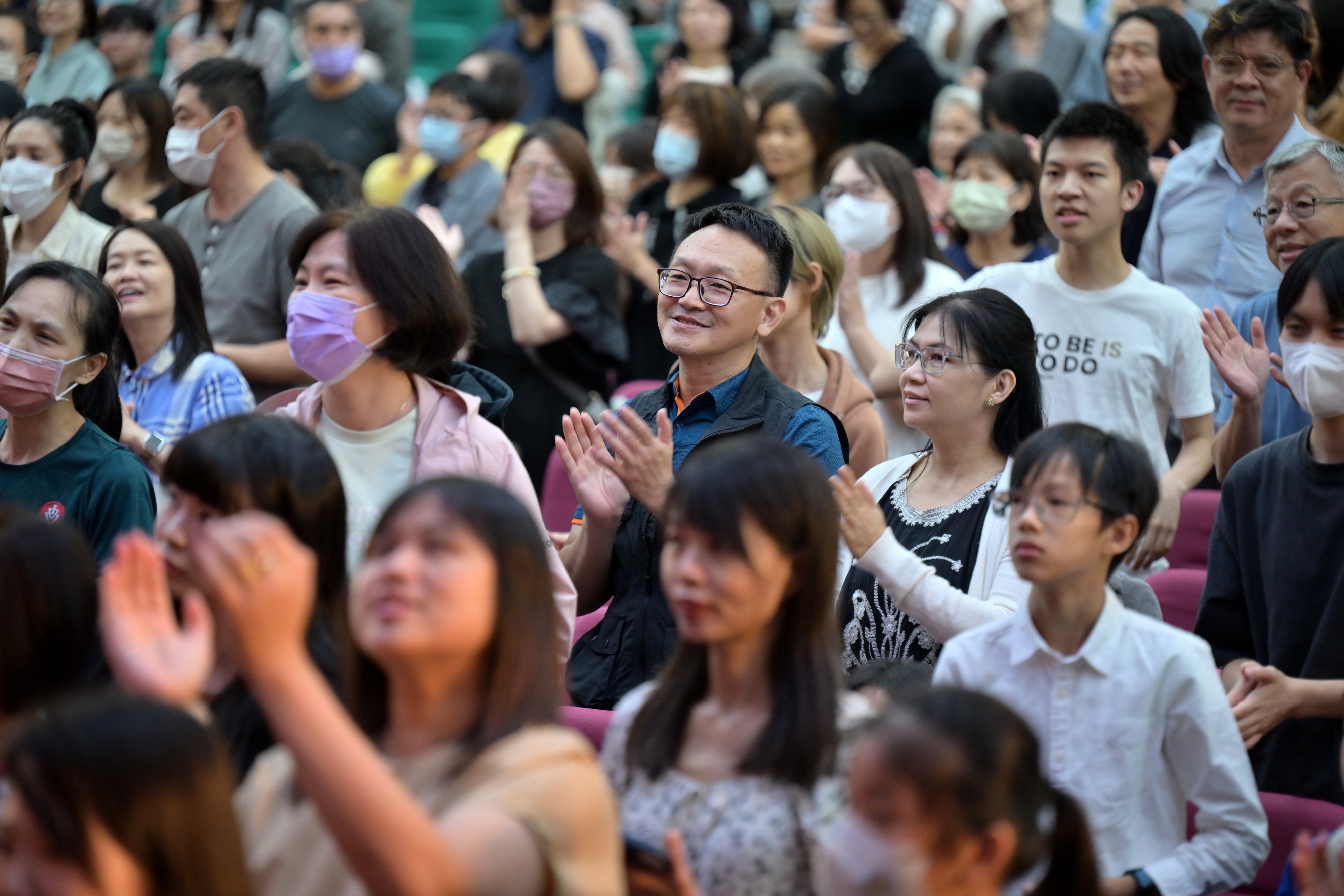現場觀眾深受宋松樹音樂演奏及見證分享感動。（圖／主辦單位提供）