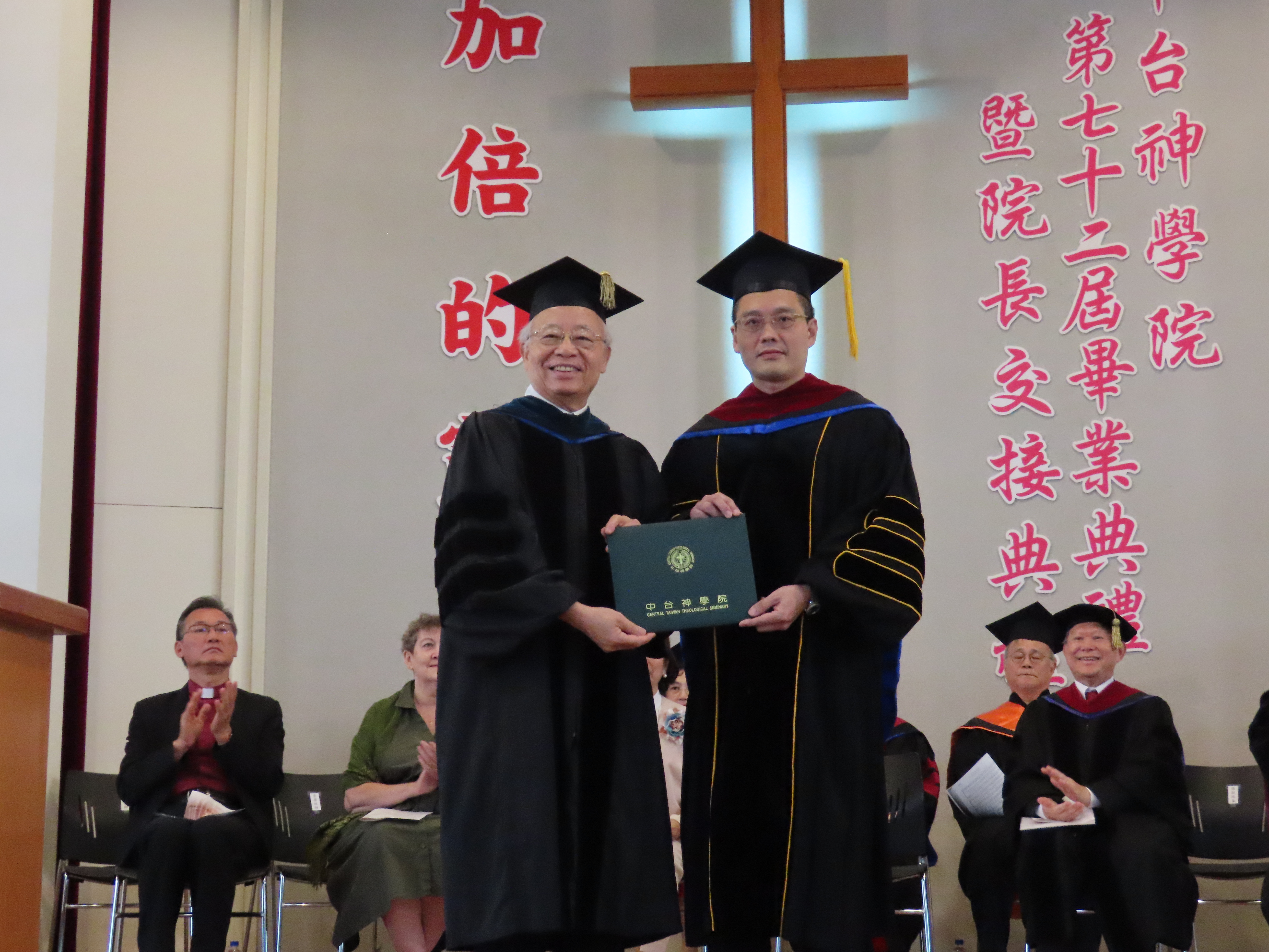 教牧博士科畢業生陳建豪。(圖/李容珍攝影)