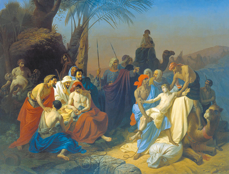 "Children of Jacob sell his brother Joseph", by Konstantin Flavitsky