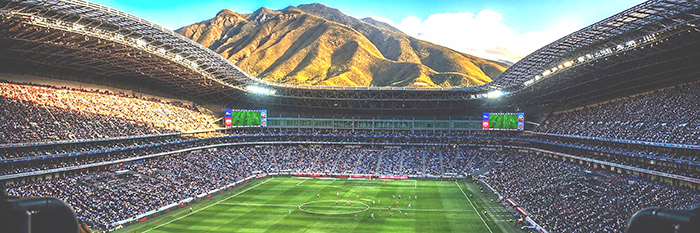 BBVA Stadium墨西哥足球俱樂部蒙特雷的主場背景