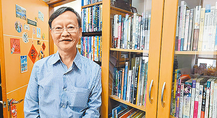 吳庶深副教授。（圖/梁敬彥攝影）
