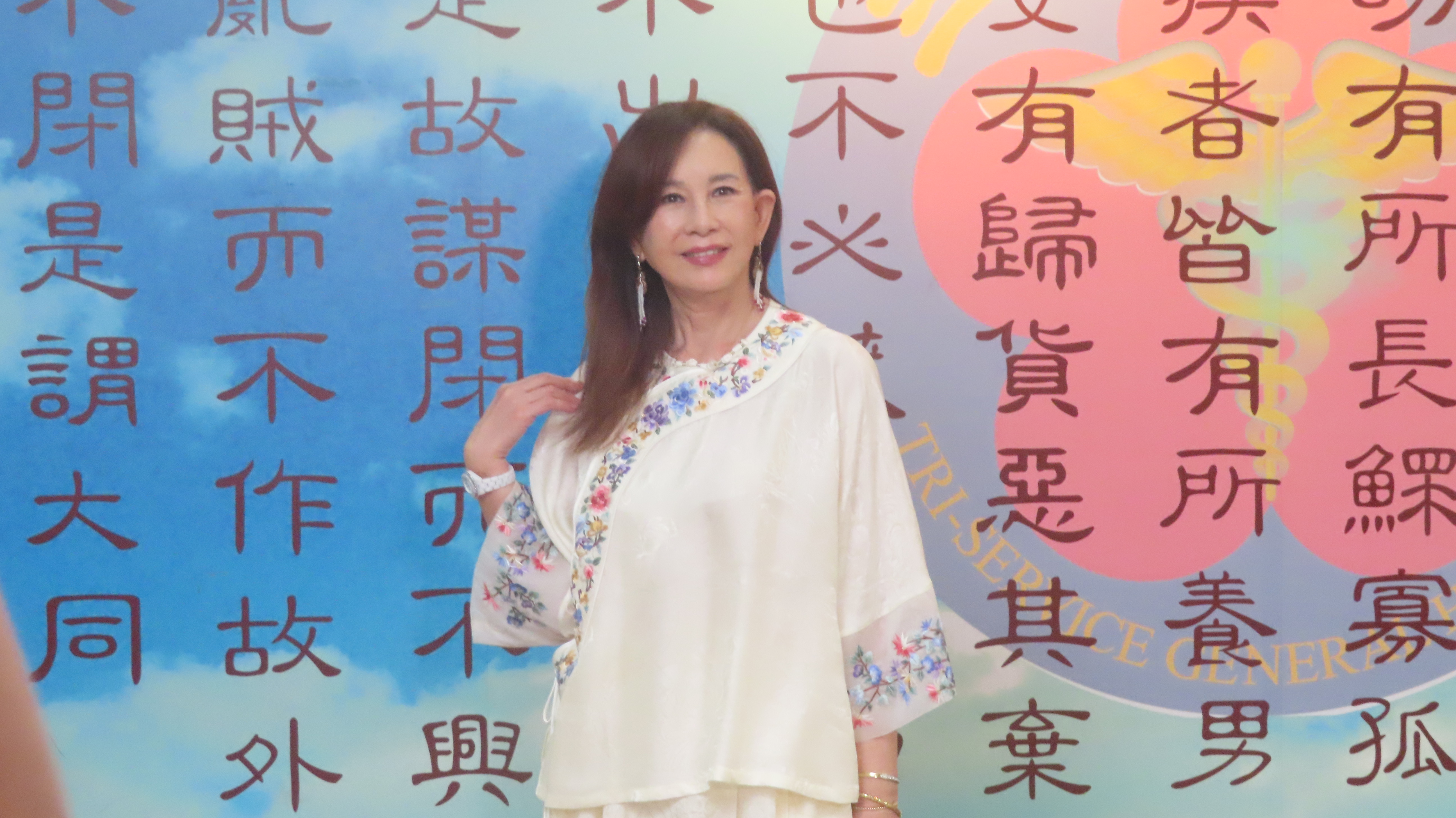 凍齡的周丹薇。（圖/梁敬彥攝影）