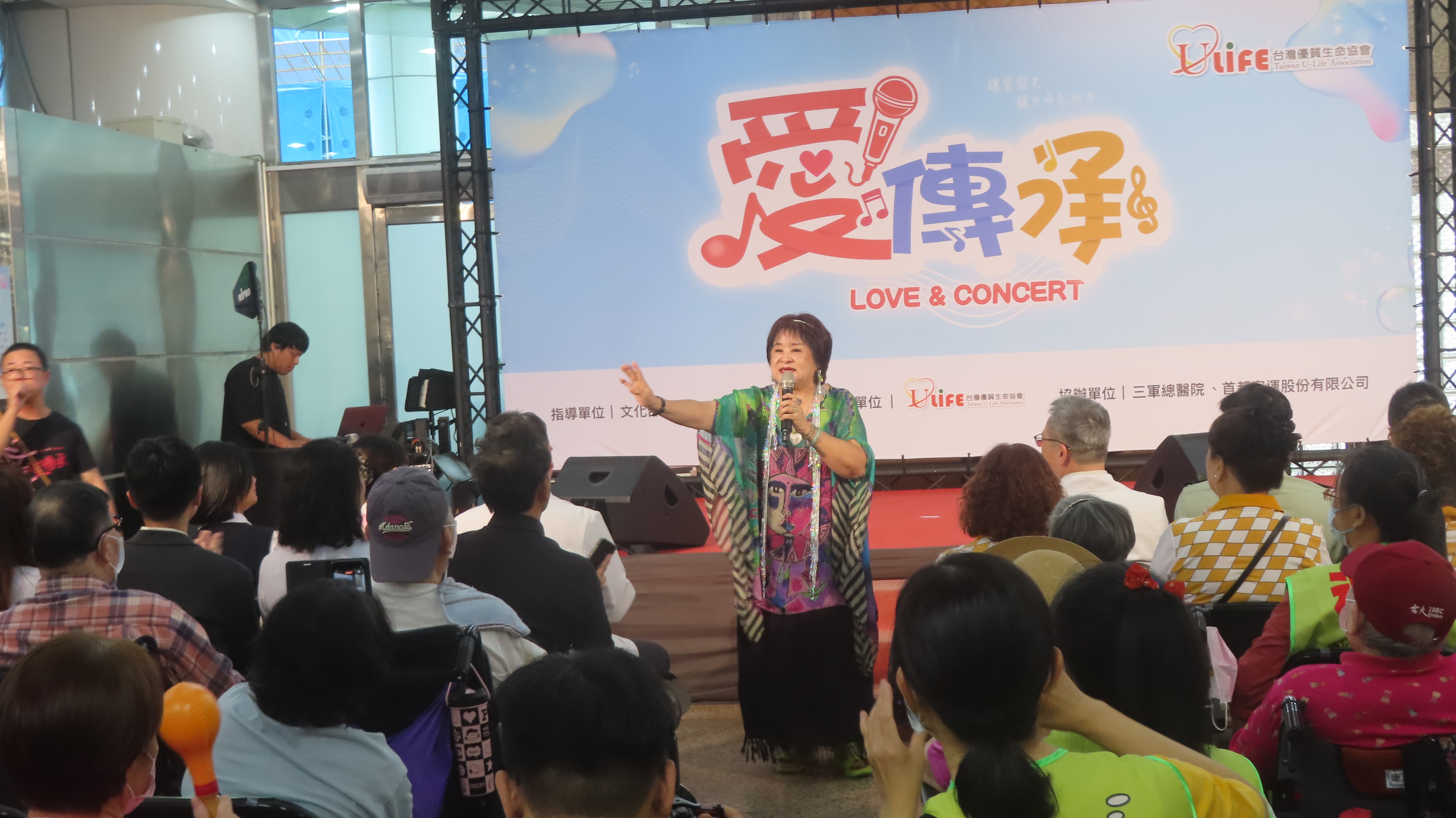 台北藝人之家資深藝人施心慧演出分享。（圖/梁敬彥攝影）