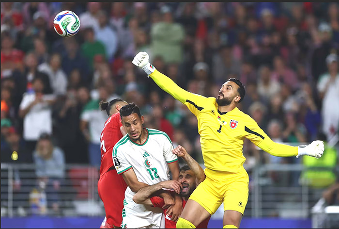 J組小組賽中，約旦對抗阿爾及利亞。（翻攝自fifa.com）