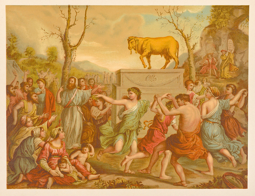 "Worship of the golden calf", by Jan Ladislaw Sýkora