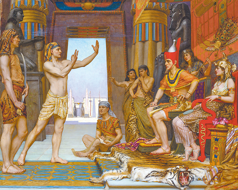 "Joseph interpreting Pharaoh's dream", by Reginald Arthur