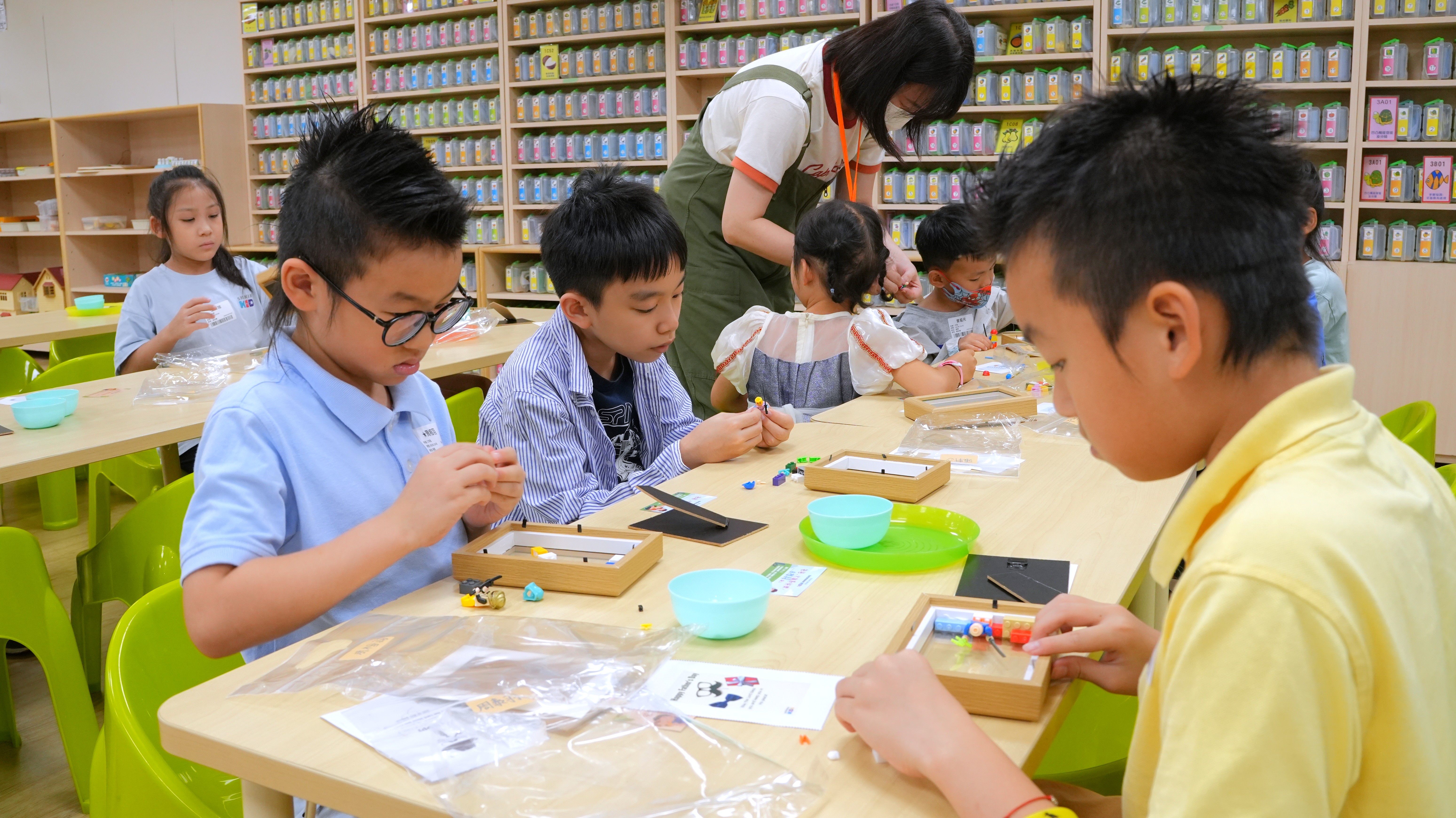 DIY手做。（圖/教會提供）