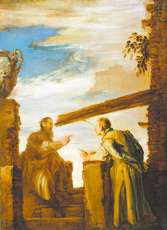 "The Parable of the Mote and the Beam",  by Domenico Fetti