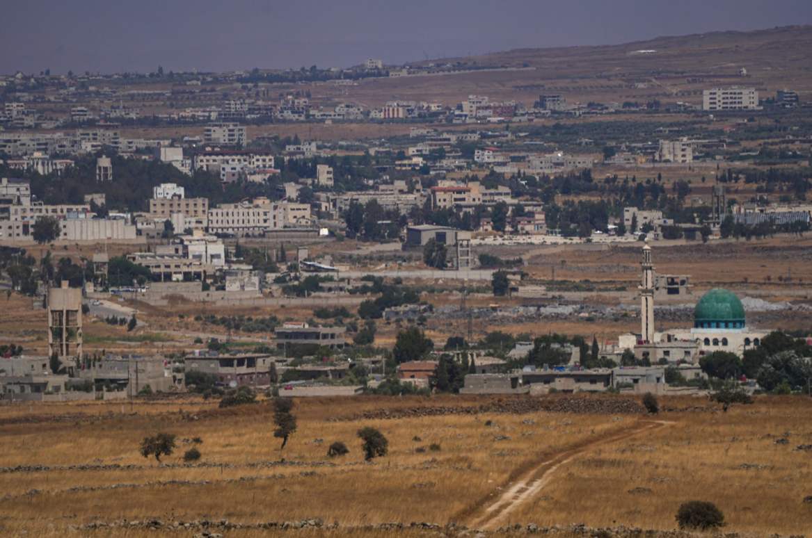  2026年8月20日，從戈蘭高地（Golan Heights）望向以色列與敘利亞邊境。（照片來源：Ayal Margolin/Flash90）