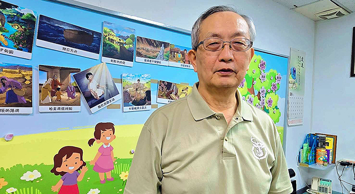 何有義牧師。(圖/梁敬彥攝影)