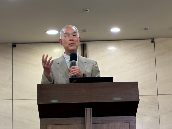 美國聖言中心策略顧問楊陸屏弟兄。(圖/李容珍攝影)