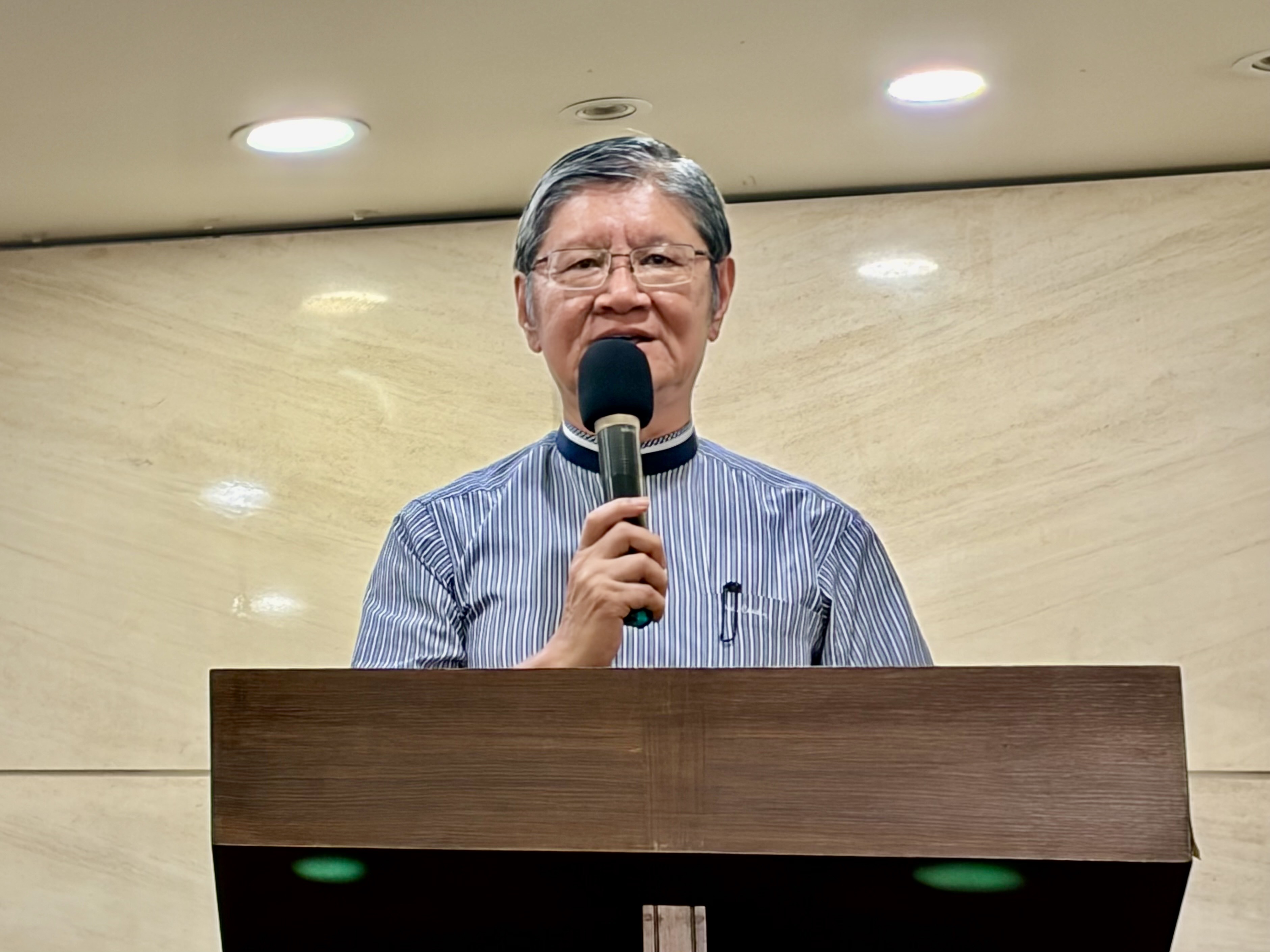 杜榮華長老。(圖/李容珍攝影)