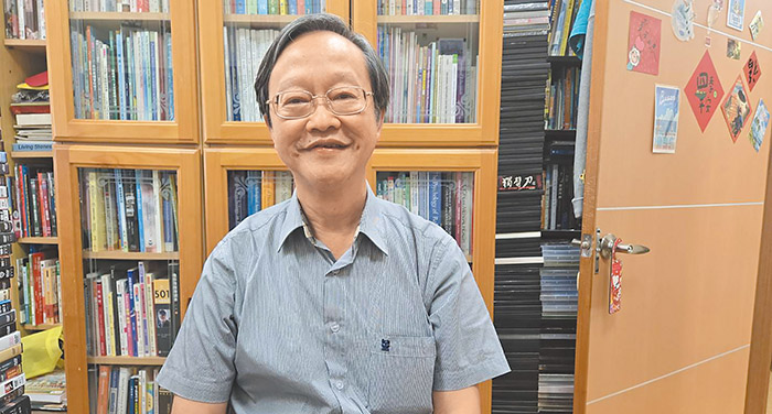 吳庶深副教授。(圖/梁敬彥攝影)