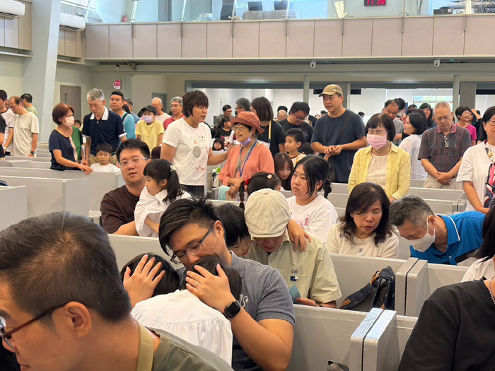 為下一代禱告。（圖/讀經會台灣總會提供）